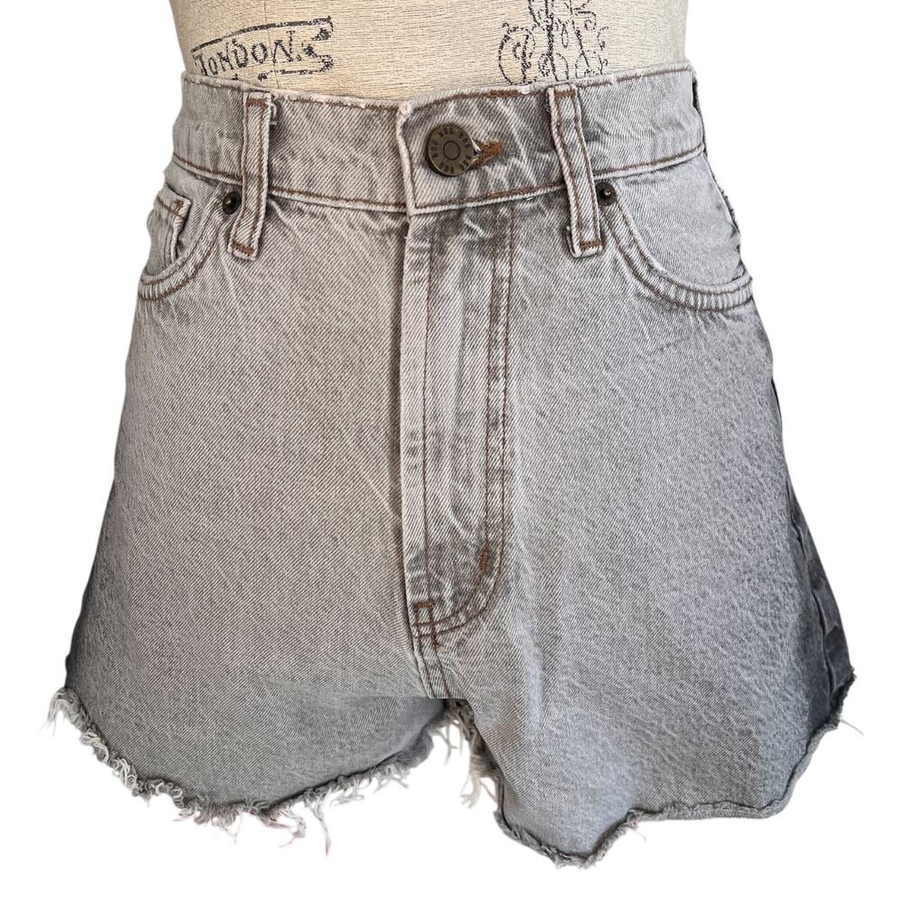 BDG High Rise Gray Denim Shorts | 100% Cotton | Size 27